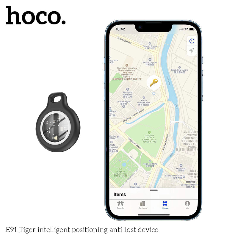 GPS Anti-perte Outil de localisation intelligent E91 HOCO - جهاز تحديد المواقع لهواتف الأيفون