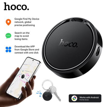 Traceur Intelligent HOCO E96A Android Localisateur Bluetooth via Réseau Google Find My Device - جهاز التتبع ومحدد المواقع الذكي لهواتف أندرويد