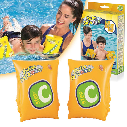 Brassards Gonflables Bestway 32033 Swim Safe Étape C Double Chambre à Air - أكمام السباحة المنفوخة للأطفال من بيستواي