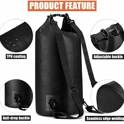 Sac Étanche Ocean Pack 20L Protection Waterproof Totale pour Kayak et Plage - حقيبة الظهر المائية المضادة للماء والتمزق أوشن باك (20 لتر)