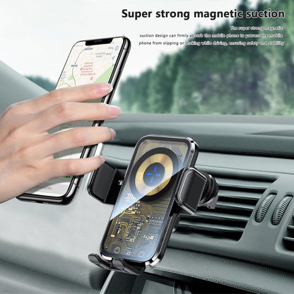 Support Auto Chargeur Sans Fil Qi 15W avec Capteur Intelligent - شاحن وحامل الهاتف اللاسلكي الذكي للسيارات