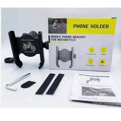 Support Téléphone Vélo et Moto En Aluminium Fixation Griffe d'Aigle Ultra-Stable Orientable à 360° - حامل الهاتف المعدني والمقاوم للصدمات للدراجات النارية والبرية
