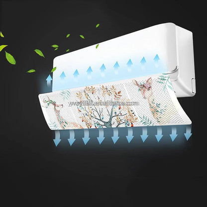 Déflecteur d'évent de climatisation réglable 270 degrés Anti soufflage Direct - موجه ومشتت هواء المكيف المنزلي