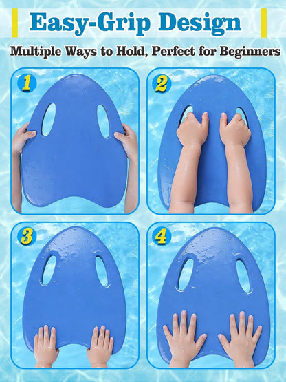 Planche de Natation Kickboard pour Enfants avec Trous de Poignée Ergonomiques - لوح السباحة الإسفنجي للأطفال بمقابض مطورة