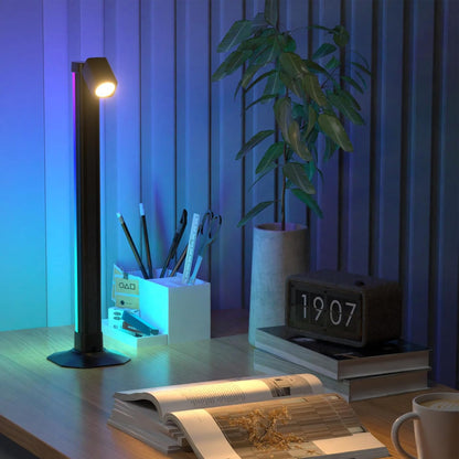 Lampadaire LED Angle RVB Intelligent Éclairage d'Ambiance Multicolore avec Télécommande 1Pcs - مصباح الأرضية الليد الذكي متعدد الألوان مع جهاز تحكم عن بعد