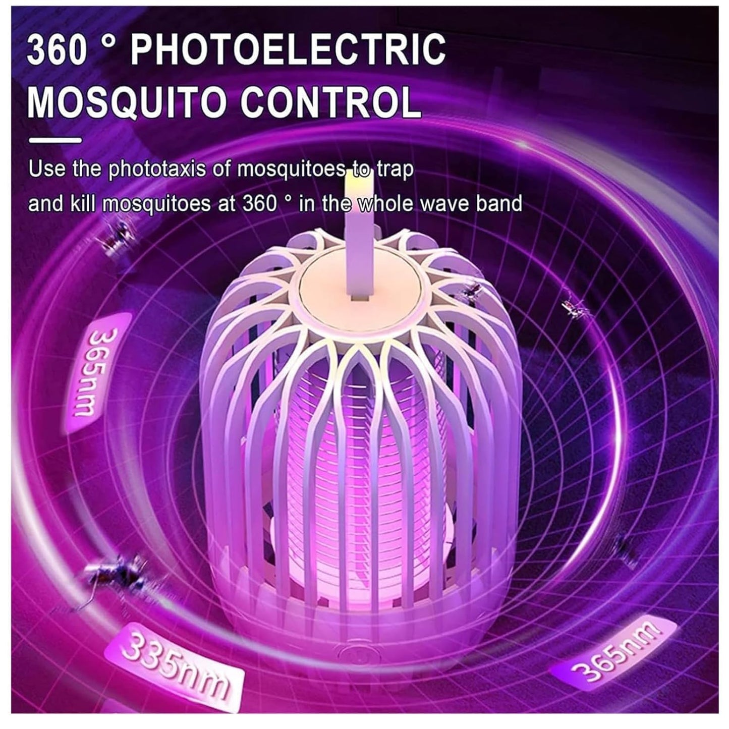 Appareille de Moustiques et Insectes Électrique Puissante et Portable Sans Produits Chimiques - صاعق وقاتل البعوض والحشرات