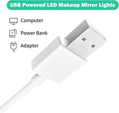 Kit d'Éclairage 10 LED pour Miroir de Maquillage Contrôle Tactile - أشرطة إضاءة مرآة الماكياج