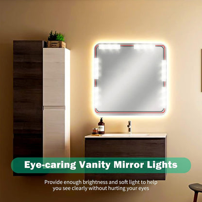 Kit d'Éclairage 10 LED pour Miroir de Maquillage Contrôle Tactile - أشرطة إضاءة مرآة الماكياج
