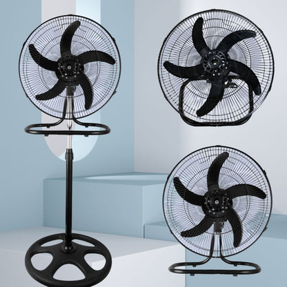 Ventilateur Multifonction 3en1 5 Lames Puissantes - مروحة التبريد وتدوير الهواء المتطورة 3 في 1