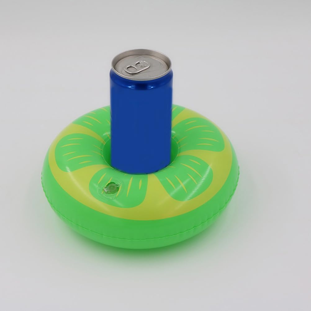 Porte-Gobelets Flottants Gonflables pour Piscine Design Amusant Matériau PVC - حامل أكواب مائي منفوخ للمسبح بتصاميم الفواكه