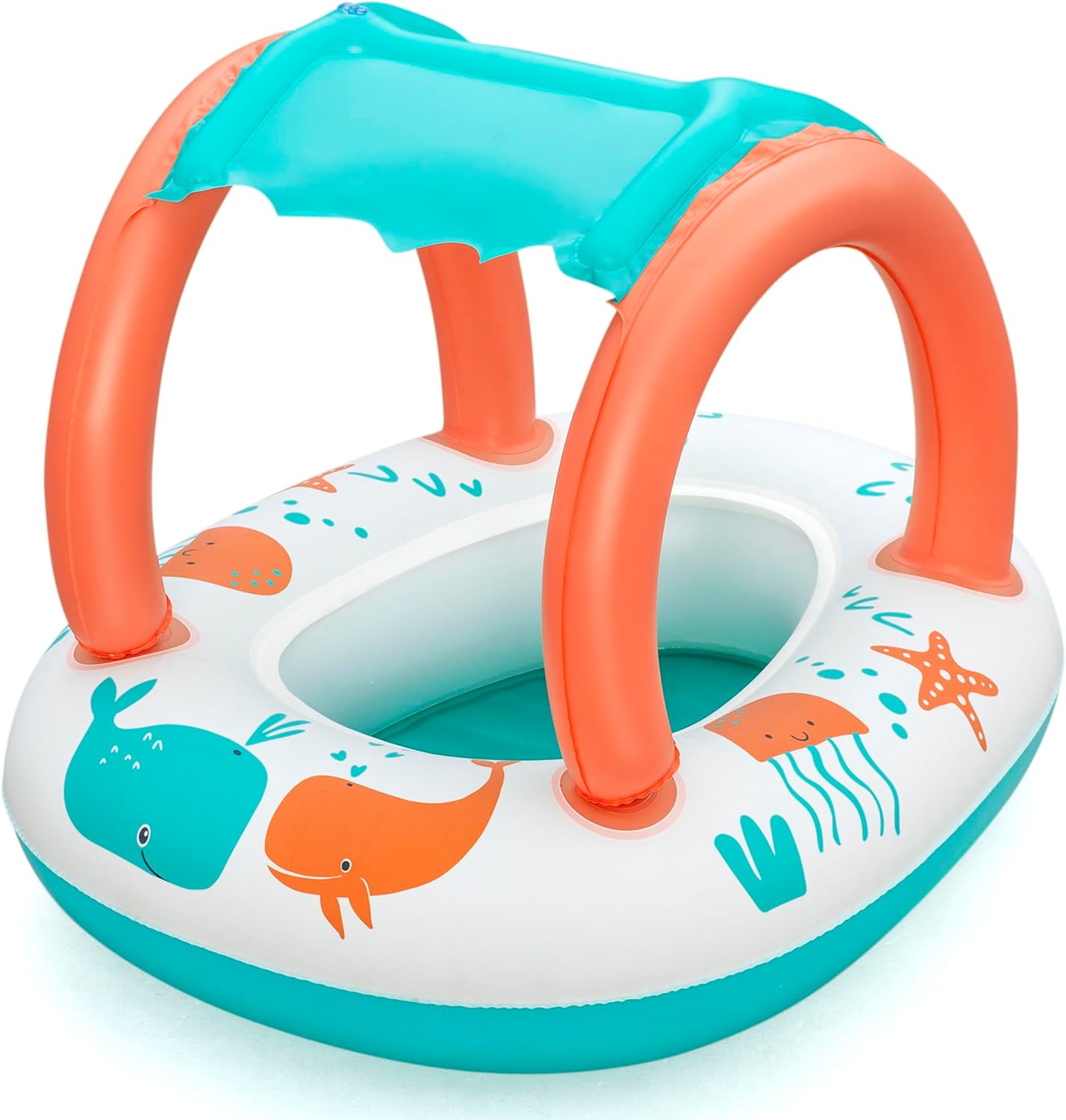 Bateau Gonflable pour Enfants Bestway 34203 Avec Pare-Soleil Amovible - قارب أطفال منفوخ مع مظلة واقية من الشمس