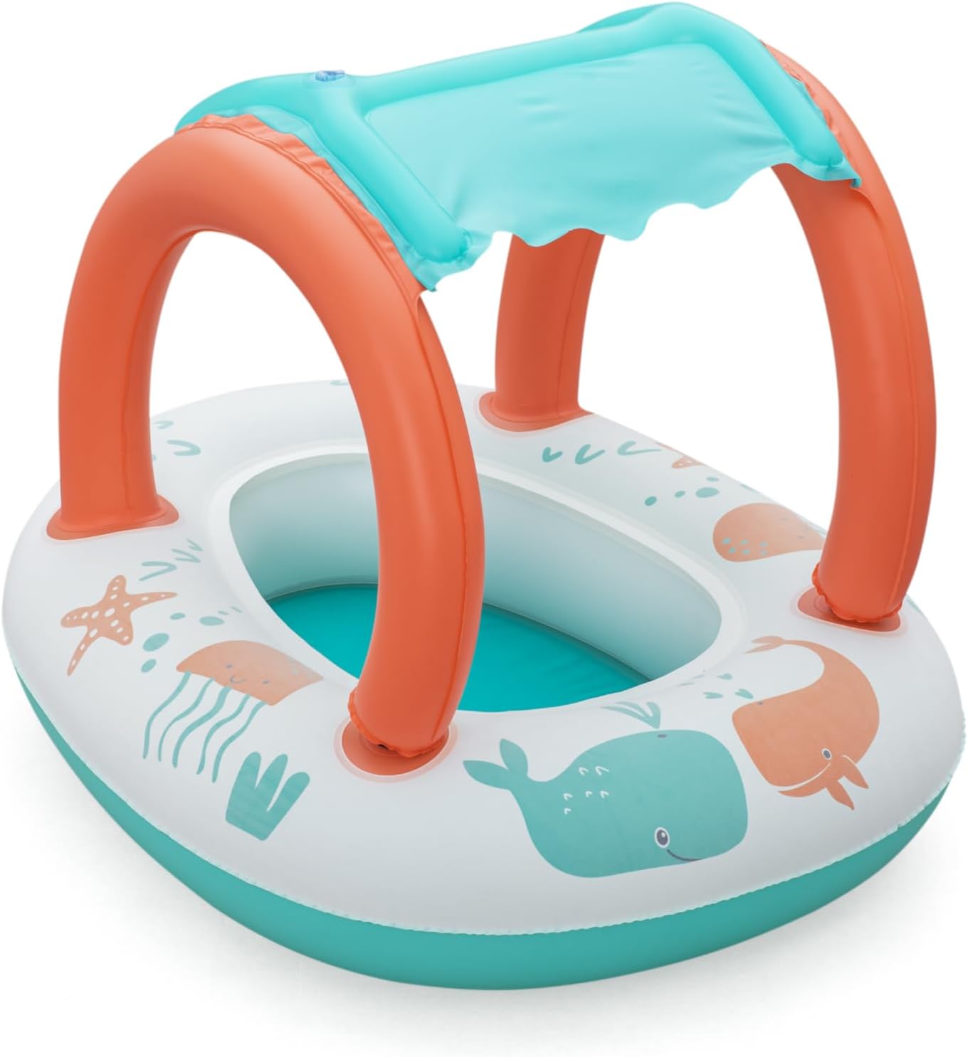 Bateau Gonflable pour Enfants Bestway 34203 Avec Pare-Soleil Amovible - قارب أطفال منفوخ مع مظلة واقية من الشمس