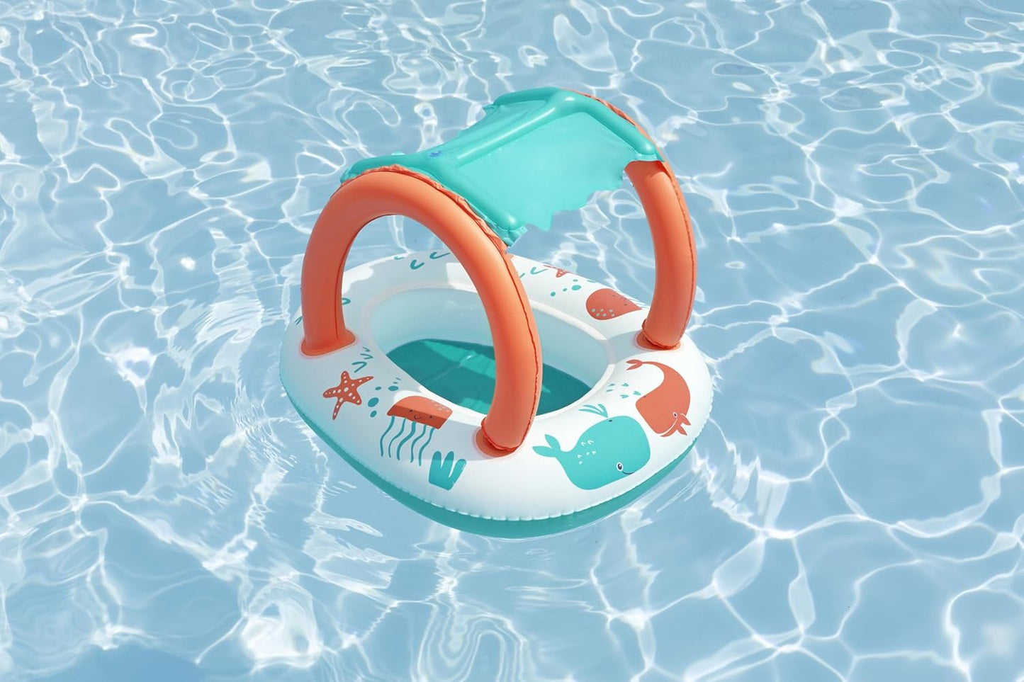 Bateau Gonflable pour Enfants Bestway 34203 Avec Pare-Soleil Amovible - قارب أطفال منفوخ مع مظلة واقية من الشمس