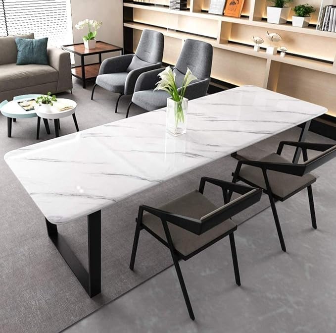 Papier Peint Adhésif en Aluminium pour Cuisine Anti-Chaleur, Anti-Huile Motif Marbré - ورق ولاصق ألومنيوم حراري مقاوم للحرارة والزيوت للمطابخ
