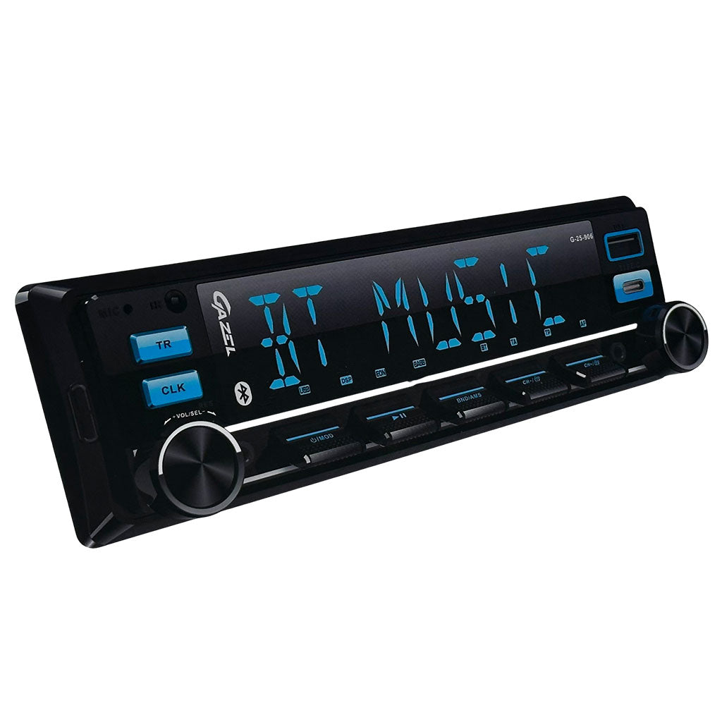 Autoradio Bluetooth Écran LCD 7 Couleurs avec Télécommande - راديو سيارة ذكي مع بلوتوث وإضاءة 7 ألوان
