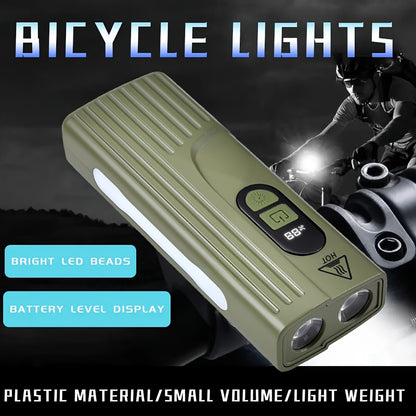 Lampe de Vélo Rechargeable Z-838 Multi-Fonction - Éclairage LED Puissant Lumière Latérale RGB - مصباح دراجة متعدد الوظائف مع إضاءة جانبية ملونة ومغناطيس قوي