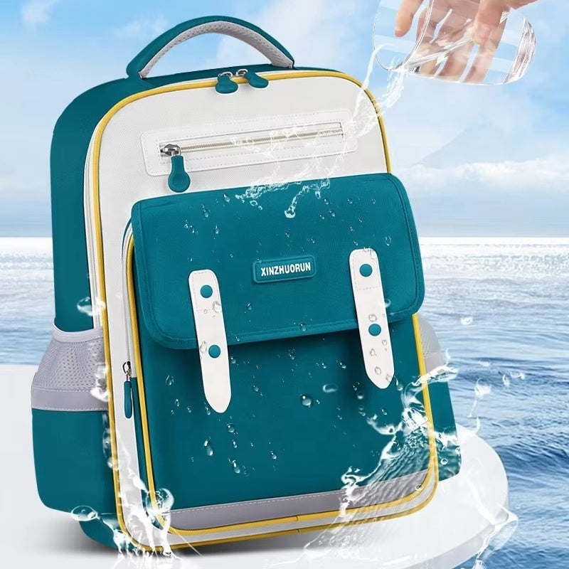 Sac à Dos Scolaire Style Kawaii Grand Volume Tissu Imperméable Vert SACKDS01VRT - حقيبة مدرسية بتصميم كاوايي