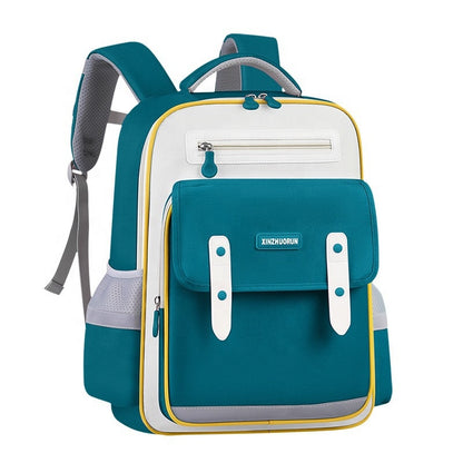 Sac à Dos Scolaire Style Kawaii Grand Volume Tissu Imperméable Bleu SACKDS07B - حقيبة مدرسية بتصميم كاوايي