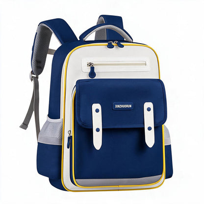 Sac à Dos Scolaire Style Kawaii Grand Volume Tissu Imperméable Bleu Nuit SACKDS01BLN - حقيبة مدرسية بتصميم كاوايي