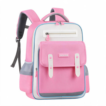 Sac à Dos Scolaire Style Kawaii Grand Volume Tissu Imperméable Rose SACKDS01RS - حقيبة مدرسية بتصميم كاوايي