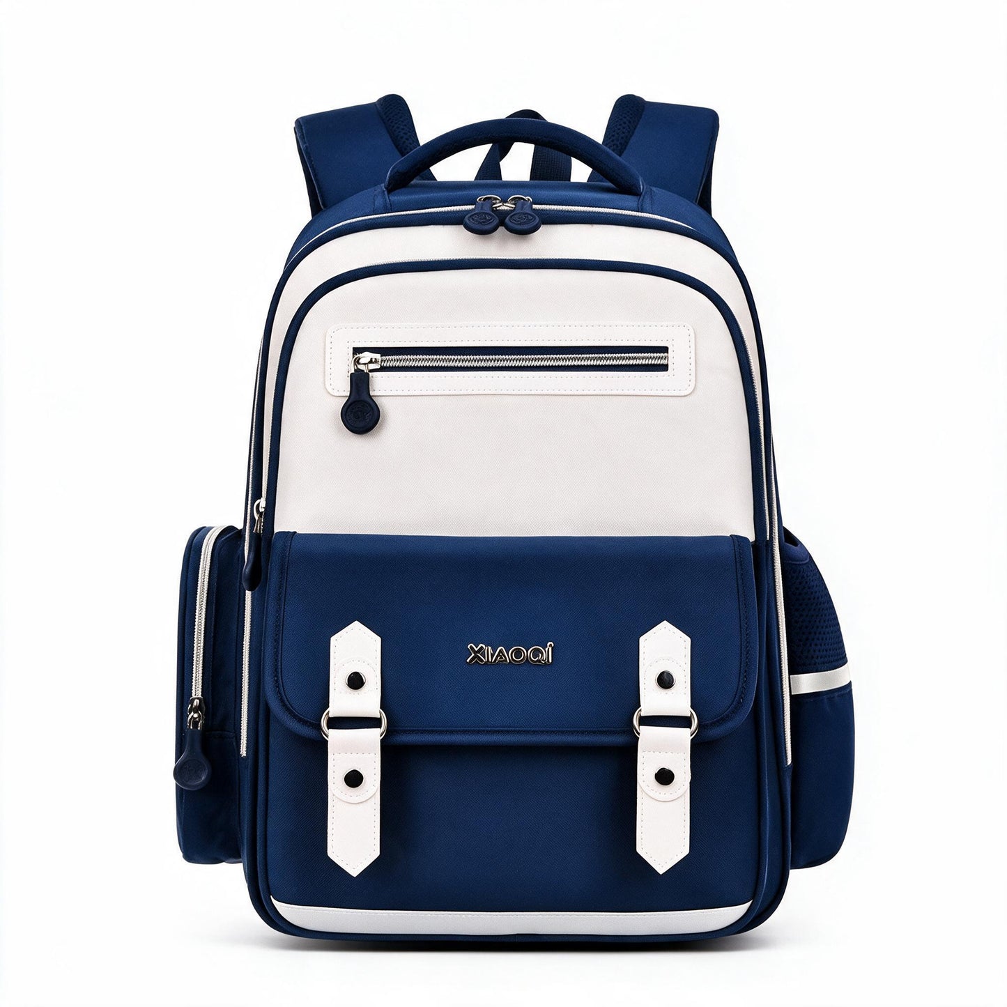 Sac à Dos Scolaire Style Kawaii Grand Volume Tissu Imperméable Bleu Nuit SACKDS08BLN - حقيبة مدرسية بتصميم كاوايي