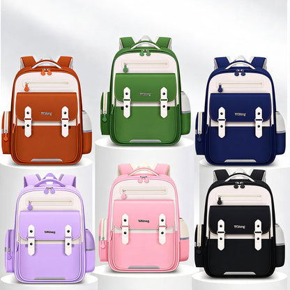 Sac à Dos Scolaire Style Kawaii Grand Volume Tissu Imperméable ROSE SACKDS08RS - حقيبة مدرسية بتصميم كاوايي