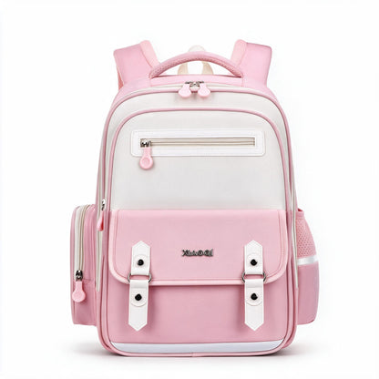 Sac à Dos Scolaire Style Kawaii Grand Volume Tissu Imperméable ROSE SACKDS08RS - حقيبة مدرسية بتصميم كاوايي