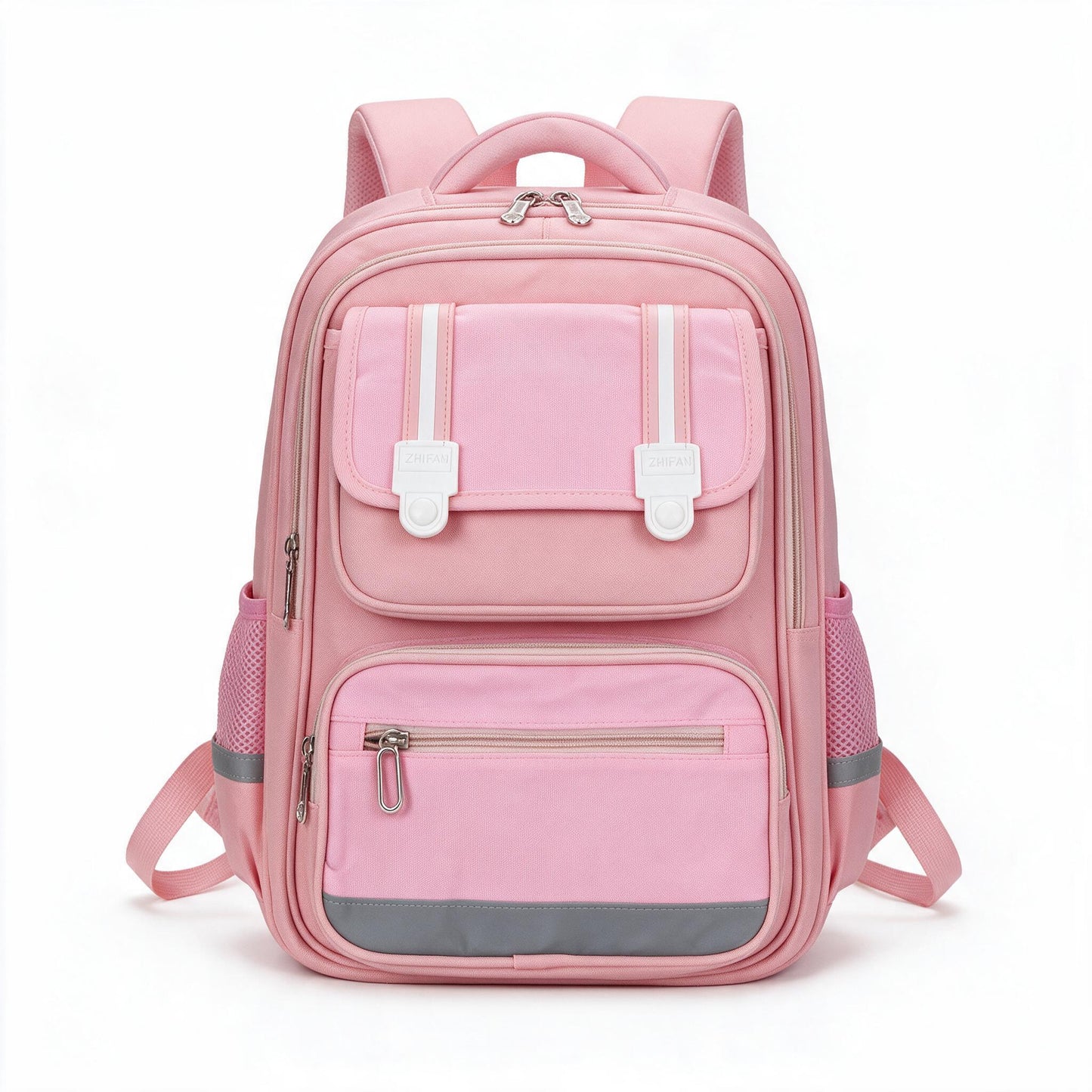 Sac à Dos Scolaire Style Kawaii Grand Volume Tissu Imperméable Rose SACKDS06RS - حقيبة مدرسية بتصميم كاوايي