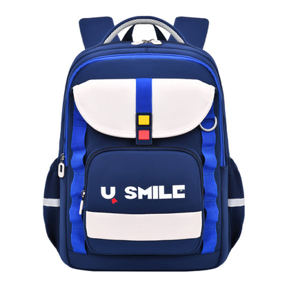 Sac à Dos Scolaire pour Enfnats U-Smile Bleu et Blanc SACKDS09BB - حقيبة مدرسية للأطفال