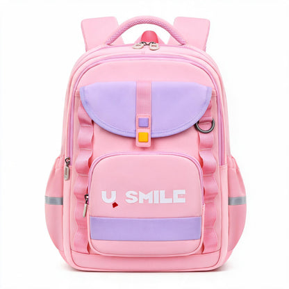 Sac à Dos Scolaire pour Enfnats U-Smile Rose SACKDS09RS - حقيبة مدرسية للأطفال