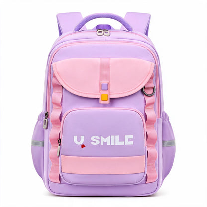 Sac à Dos Scolaire pour Enfnats U-Smile Mauve SACKDS09MV - حقيبة مدرسية للأطفال