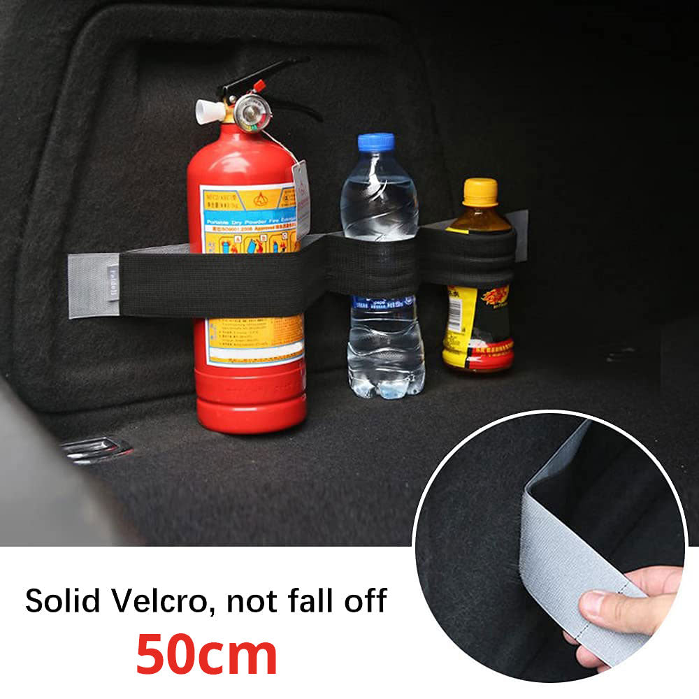 Sangle Élastique de Maintien pour Coffre de Voiture Fixation Velcro - حزام مرن لتثبيت وسند أمتعة صندوق السيارة مع لاصق فيلكرو