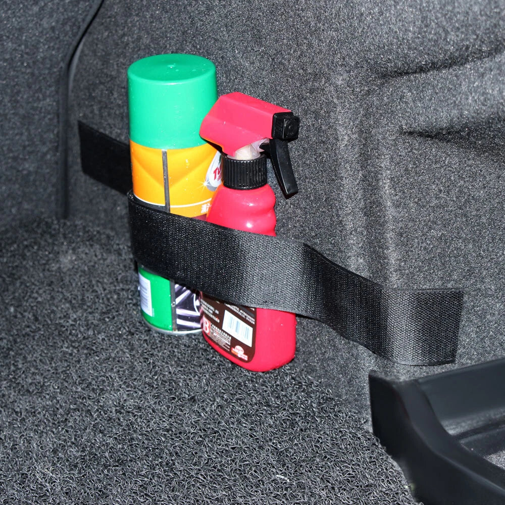 Sangle Élastique de Maintien pour Coffre de Voiture Fixation Velcro - حزام مرن لتثبيت وسند أمتعة صندوق السيارة مع لاصق فيلكرو