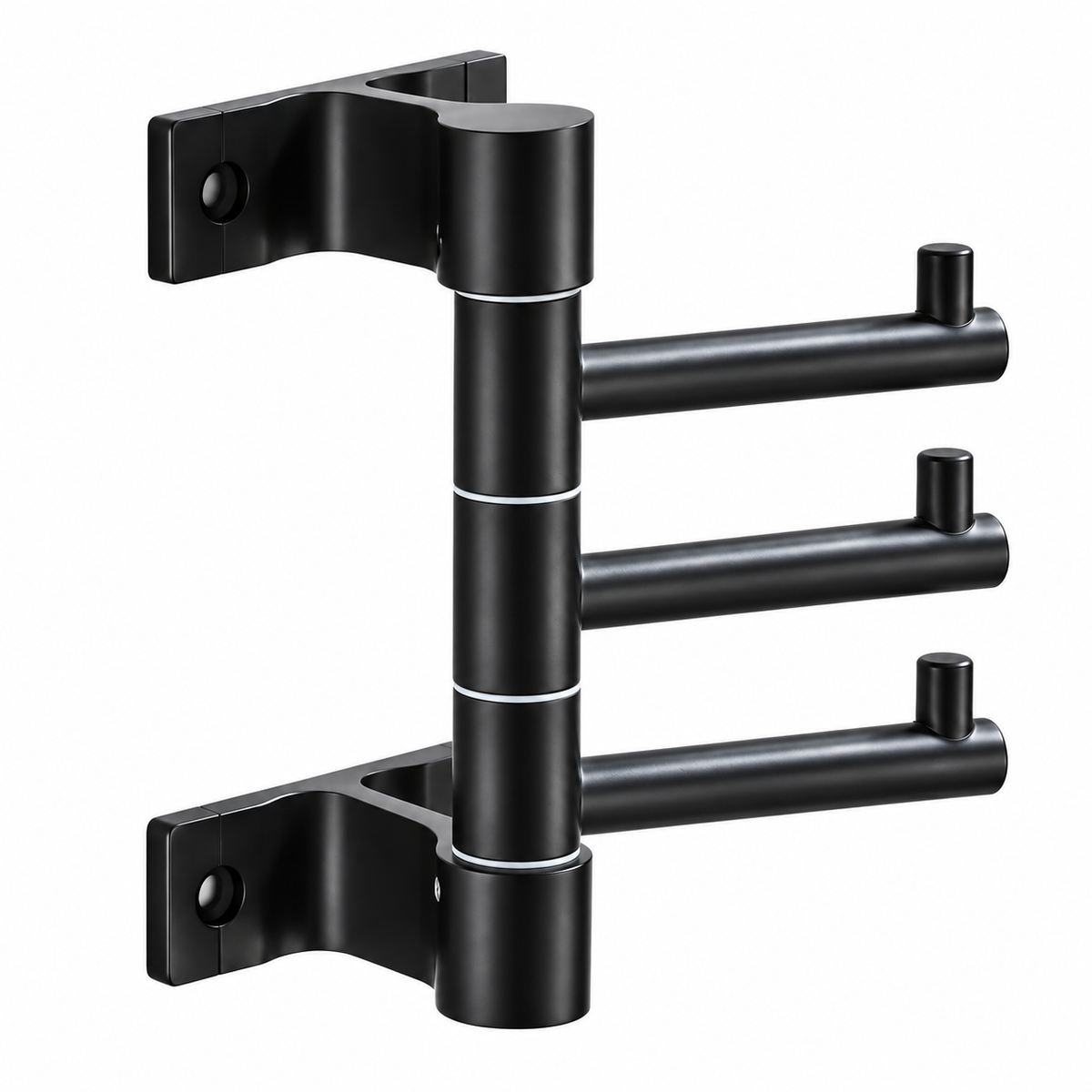 5Five Porte-Serviettes Mural Pivotant 3 Bras Supporte 6KG - علاقة مناشف جدارية دوارة 3 أذرع