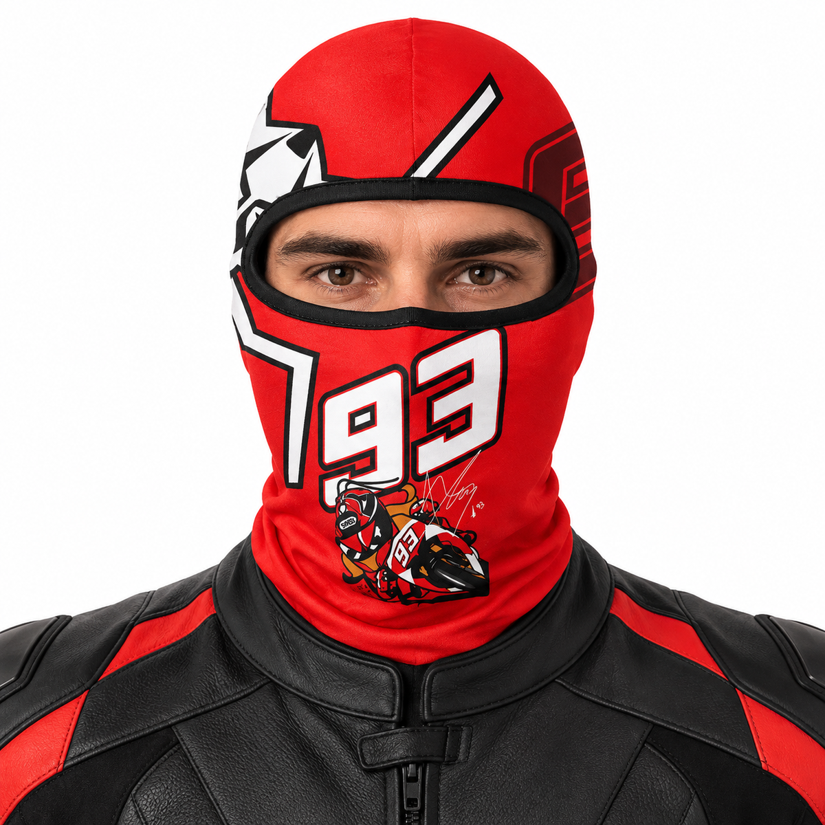 Cagoule Moto Thermique Balaclava Marquez 93 - قناع واقي وجه كامل حراري للدراجات النارية