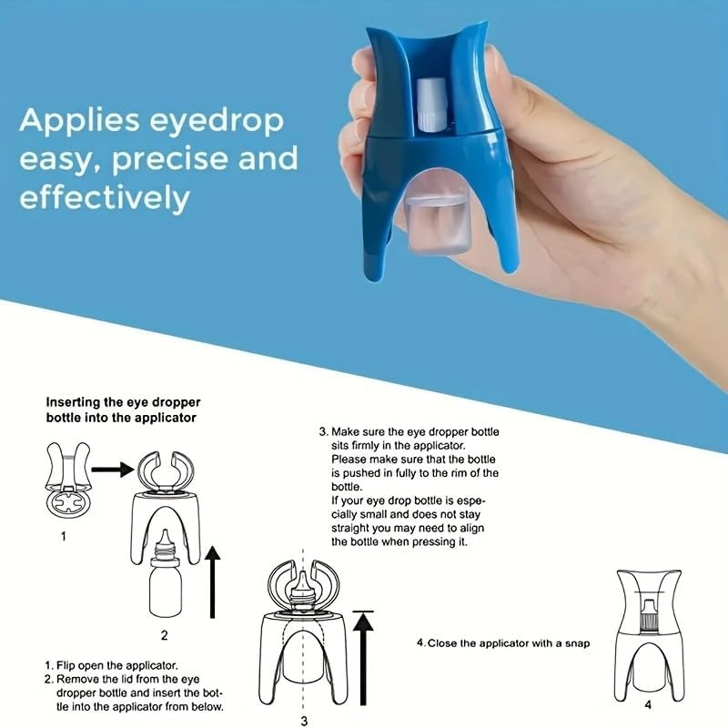 Guide Applicateur de Gouttes Oculaires - موجه ومساعد قطرة العين لكبار السن