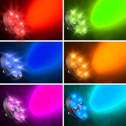 Projecteur de lumière Sonore RGB + W 4 en 1 Avec Bluetooth effet stroboscope