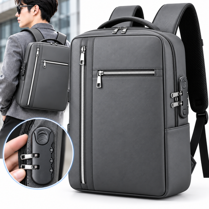 Sac à Dos Antivol Grande Capacité Gris– YP-02 – حقيبة ظهر مضادة للسرقة