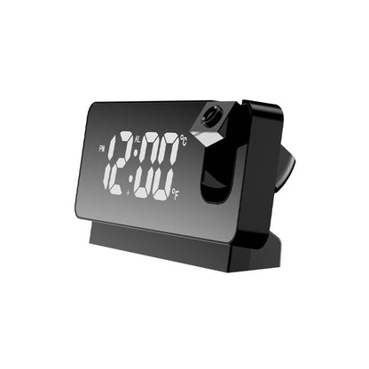 Réveil numérique intelligent avec projecteur 180° TempéRature USB , Snooze
