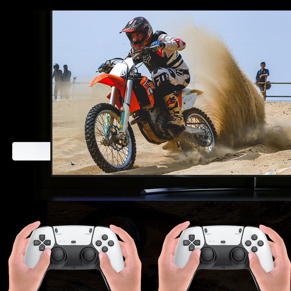 M15 Game Stick Pro Console de jeu vidéo 4k Rétro +20000 Jeux classiques HD 4K avec 2 manette sans fil