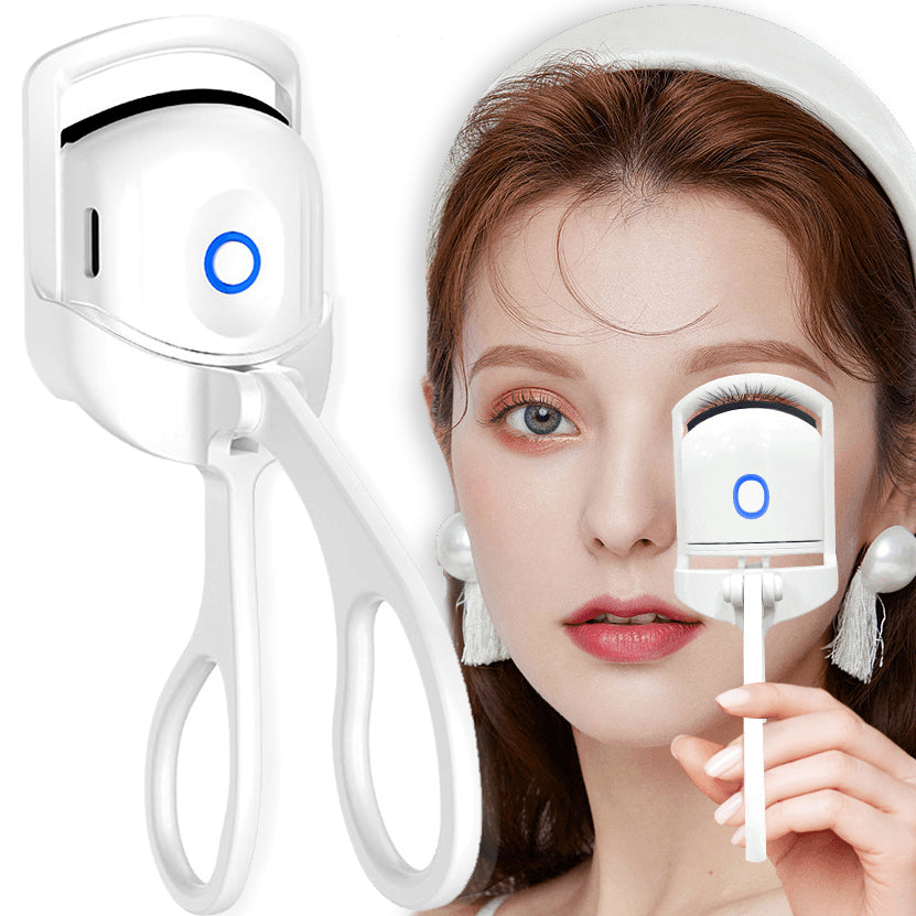 Recourbe-cils électrique portable avec un pince d'epilation thermique