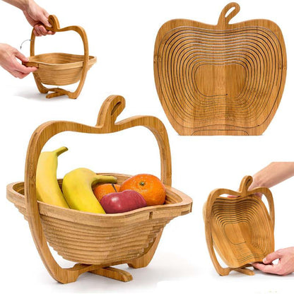 Panie Fruits magique pliable en bambou تنزوت