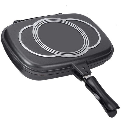 Poêle Daisini double faces double grill 36CM