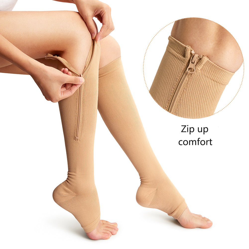 zip sox chaussettes de compression pour les varices