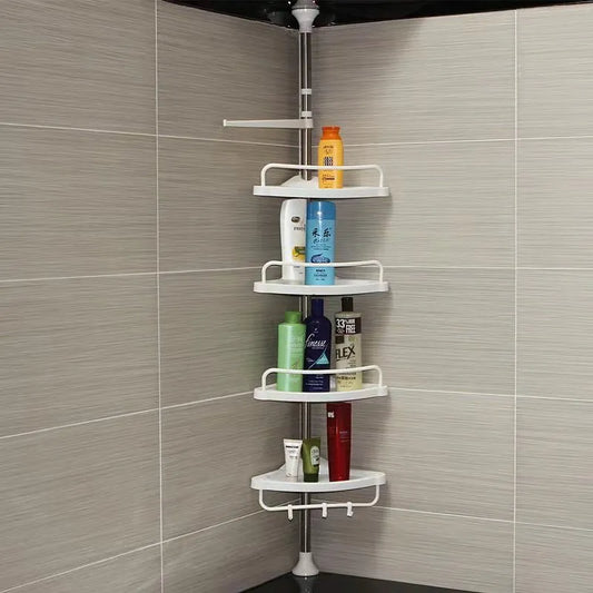 Étagère de rangement d'angle haut de gamme pour Sale de bain et toilettes 260Cm تنزوت