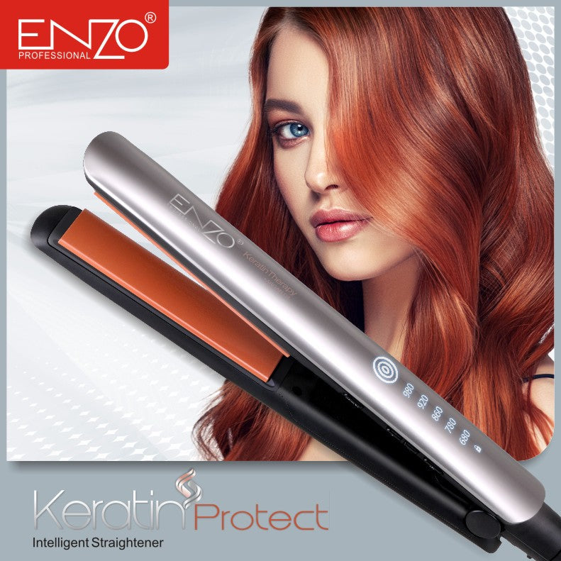 Lisseur Cheveux en Ceramique Keratin Protect | ENZO PROFESSIONAL تنزوت