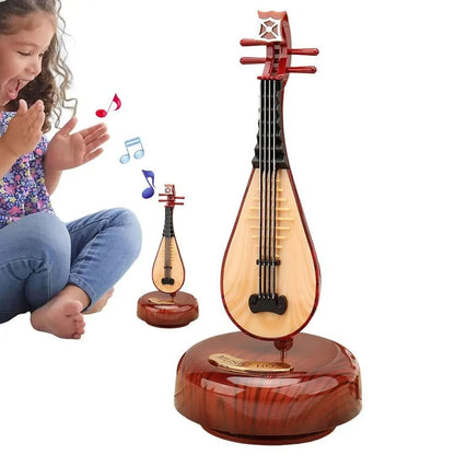 Mini instrument de musique rétro OUD, boîte à musique Décoration