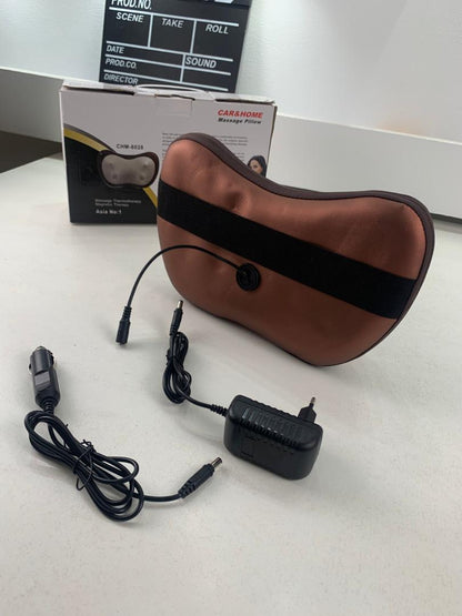 Oreiller Masseur chauffage IR, à partir du réseau 220 V et allume-cigare LuazON LMZ-046