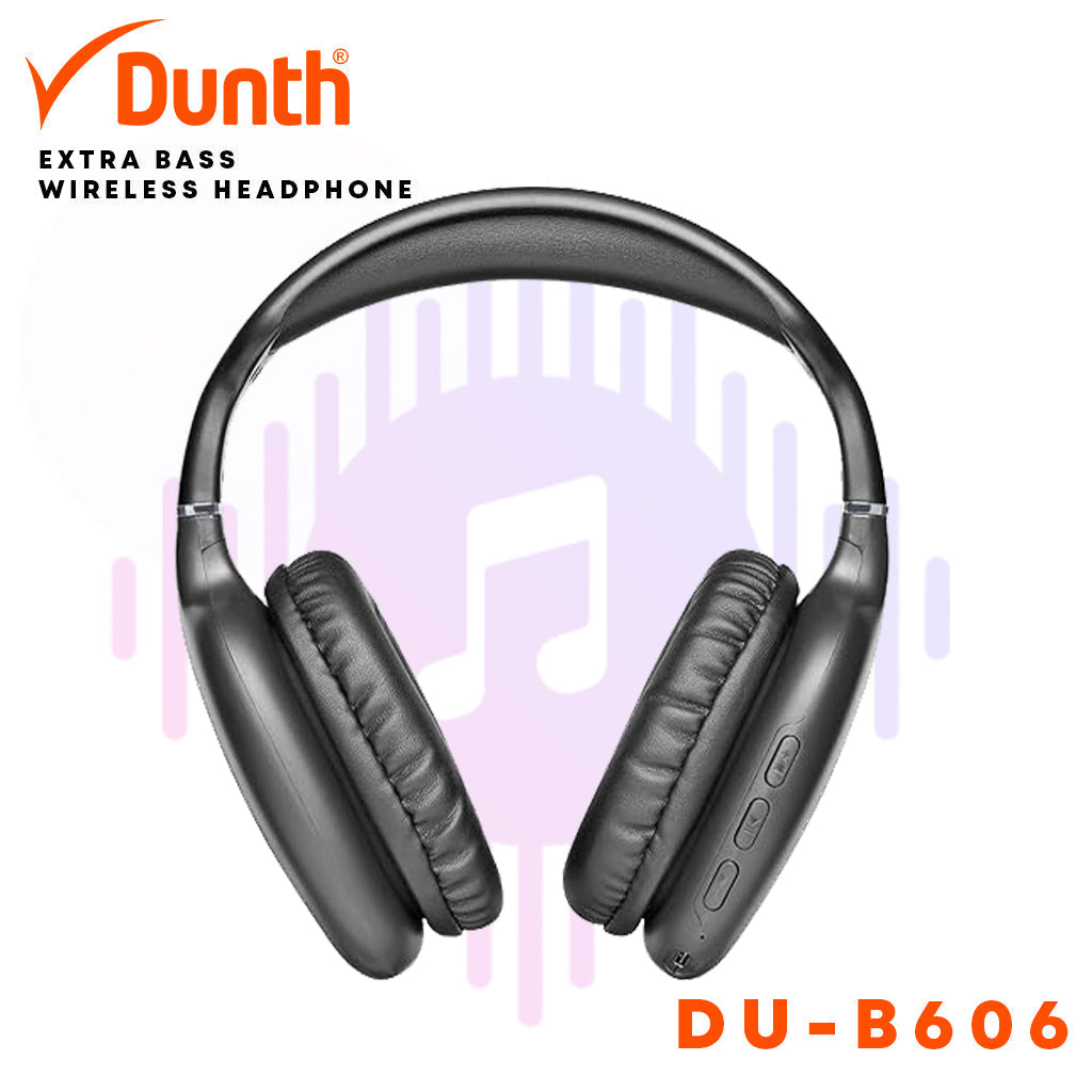 Casque bluetooth sans fil, microphone intégré stéréo DUNTH DU-B606 - تنزوت