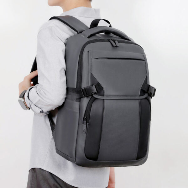 Sac à Dos Urbain pour Hommes Solide et Confortable 26003 Gris – حقيبة ظهر رجالية